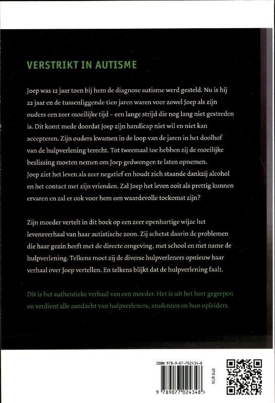 Verstrikt in autisme achterkant