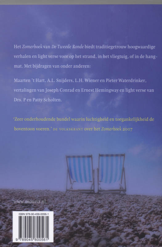 De Tweede Ronde Zomerboek 2008 achterkant