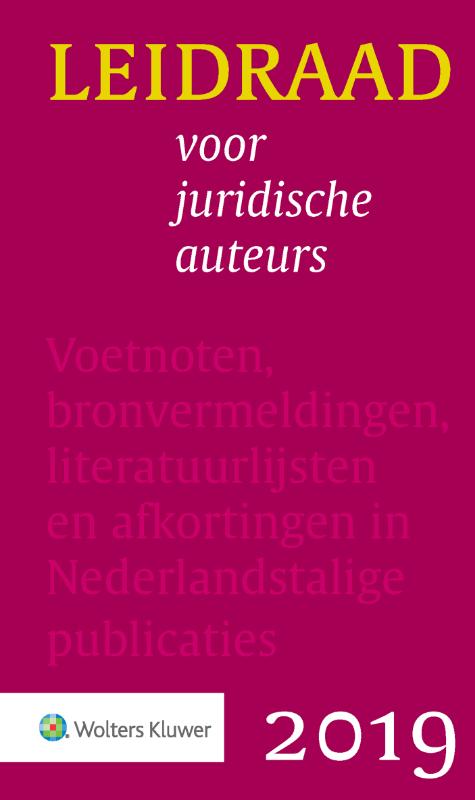 Anne De Hingh Leidraad Voor Juridische Auteurs / Kluwer Leidraad-reeks