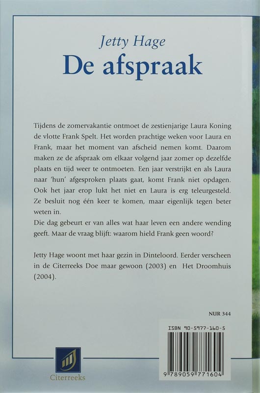 De Afspraak achterkant