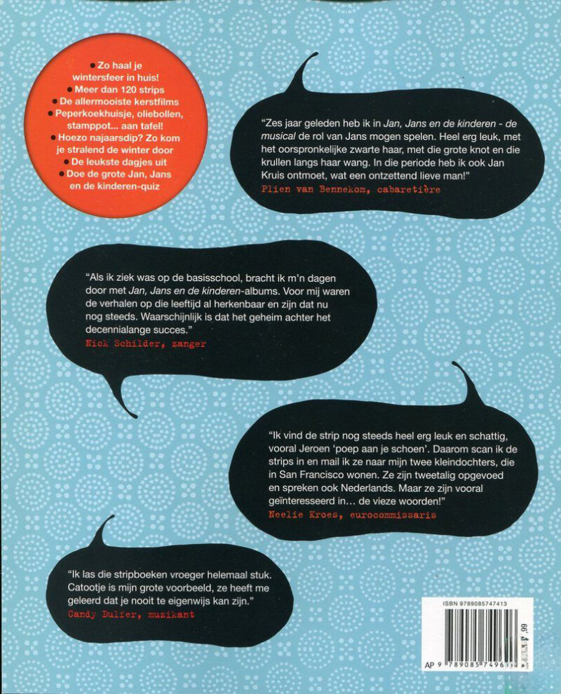 Jan, Jans en de kinderen winterfeestboek 2012-2013 / Jan, Jans en de kinderen winterfeestboek / 1 achterkant