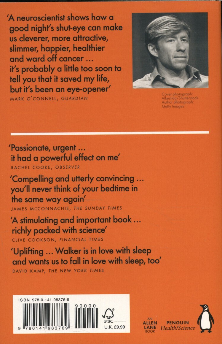 Why we sleep achterkant