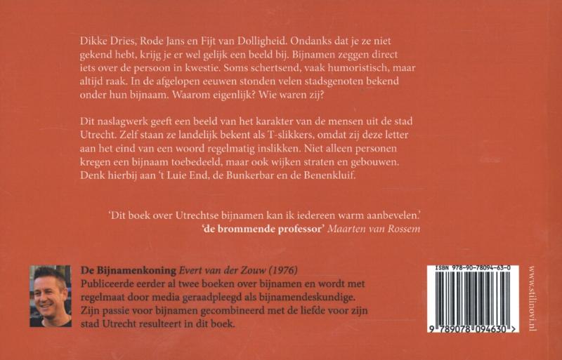 Utrechtse bijnamen Utrechtse bijnamen achterkant