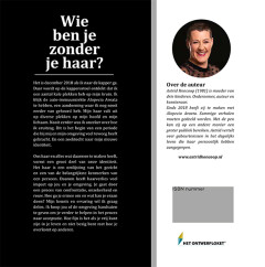 Wie ben je zonder je haar? achterkant
