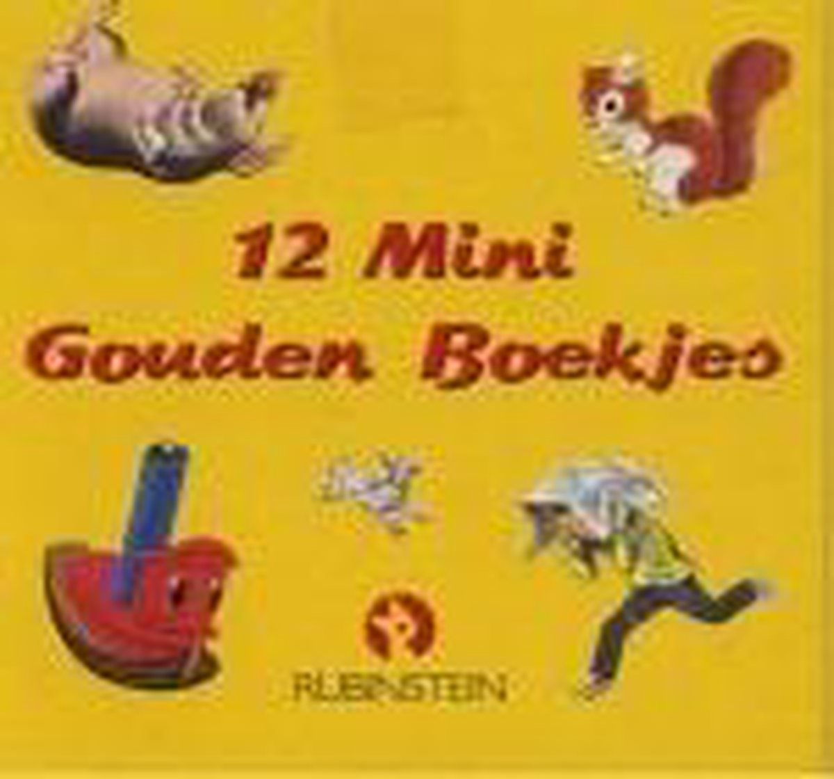 Gouden Boekjes -  12 mini gouden boekjes