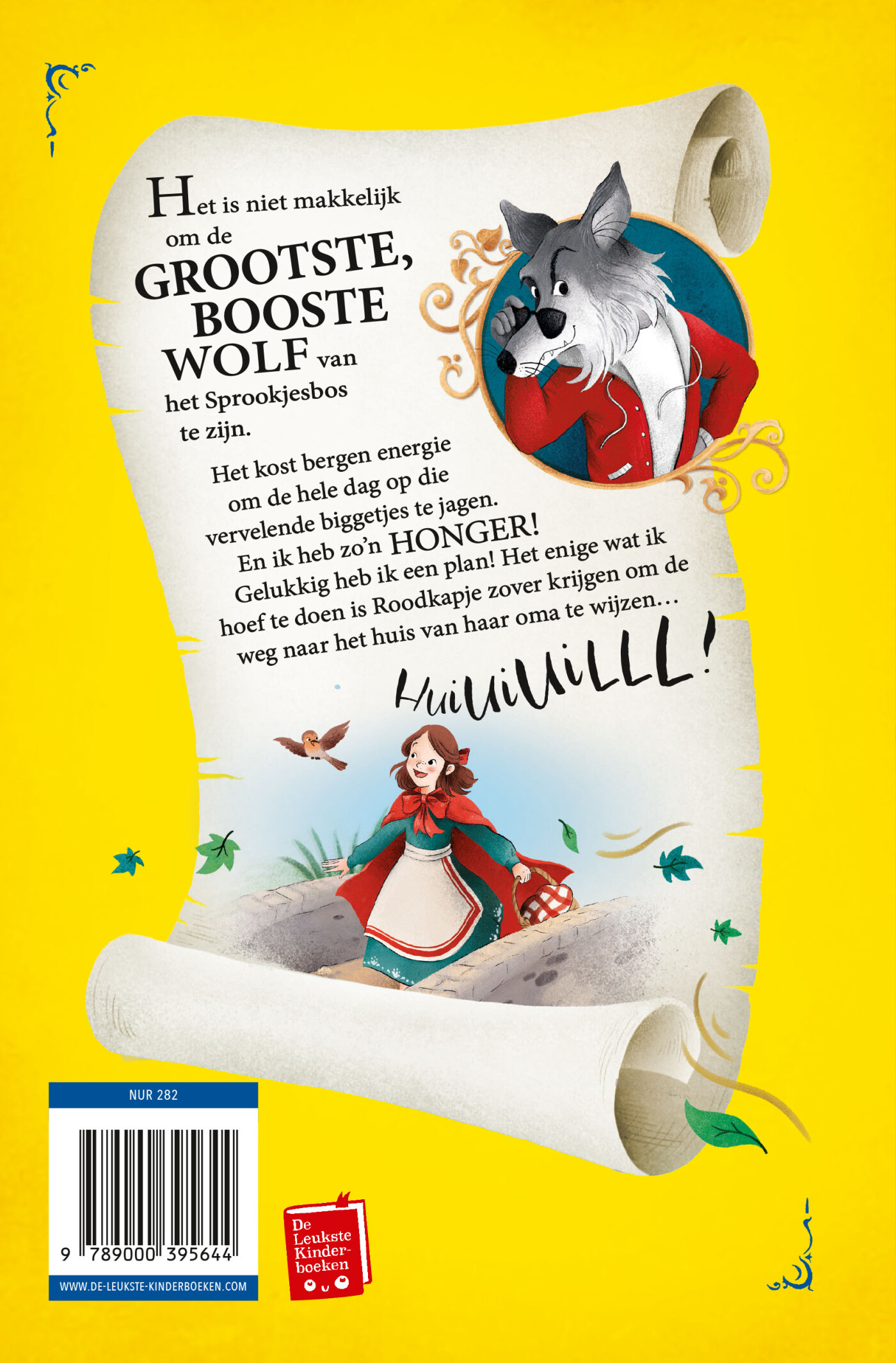 Het dagboek van de Grote Boze Wolf achterkant