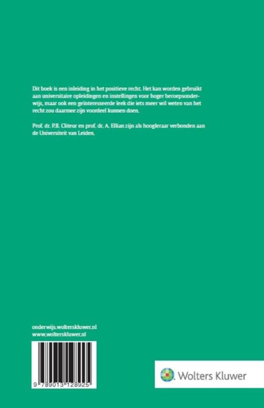 Inleiding recht Inleiding recht achterkant