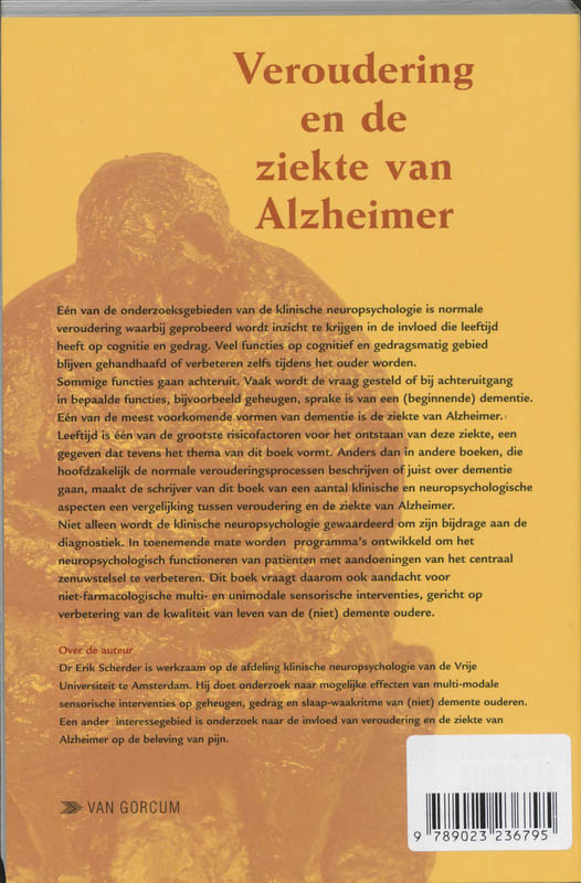 Veroudering en de ziekte van Alzheimer achterkant