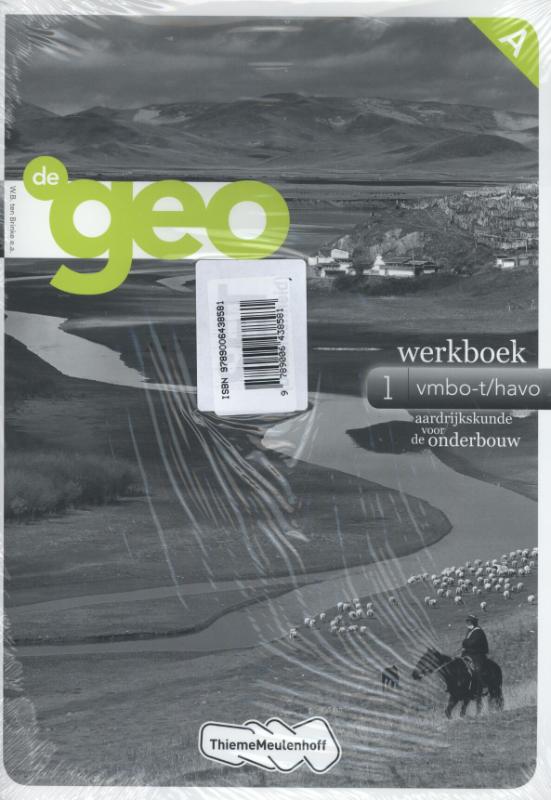 De Geo 1 vmbo-t/havo Werkboek A + B achterkant