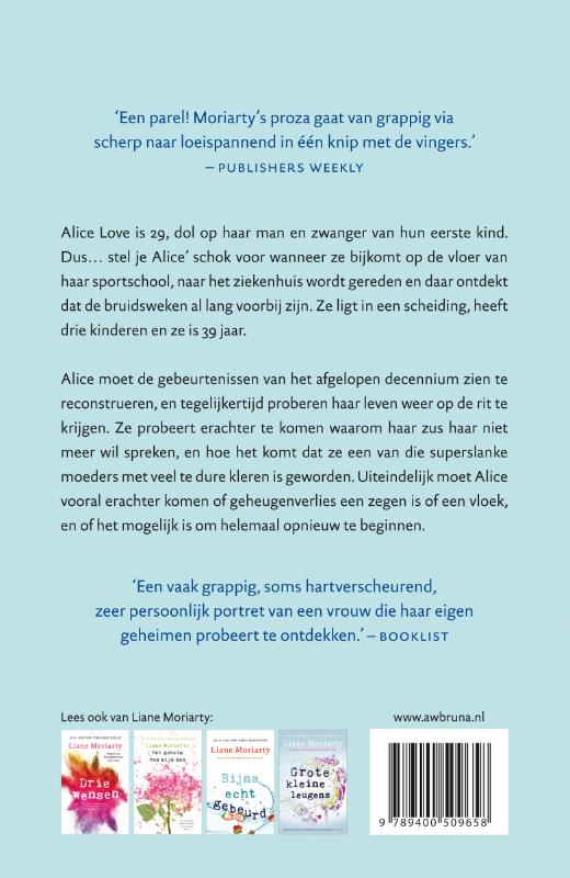 Wat Alice vergat achterkant