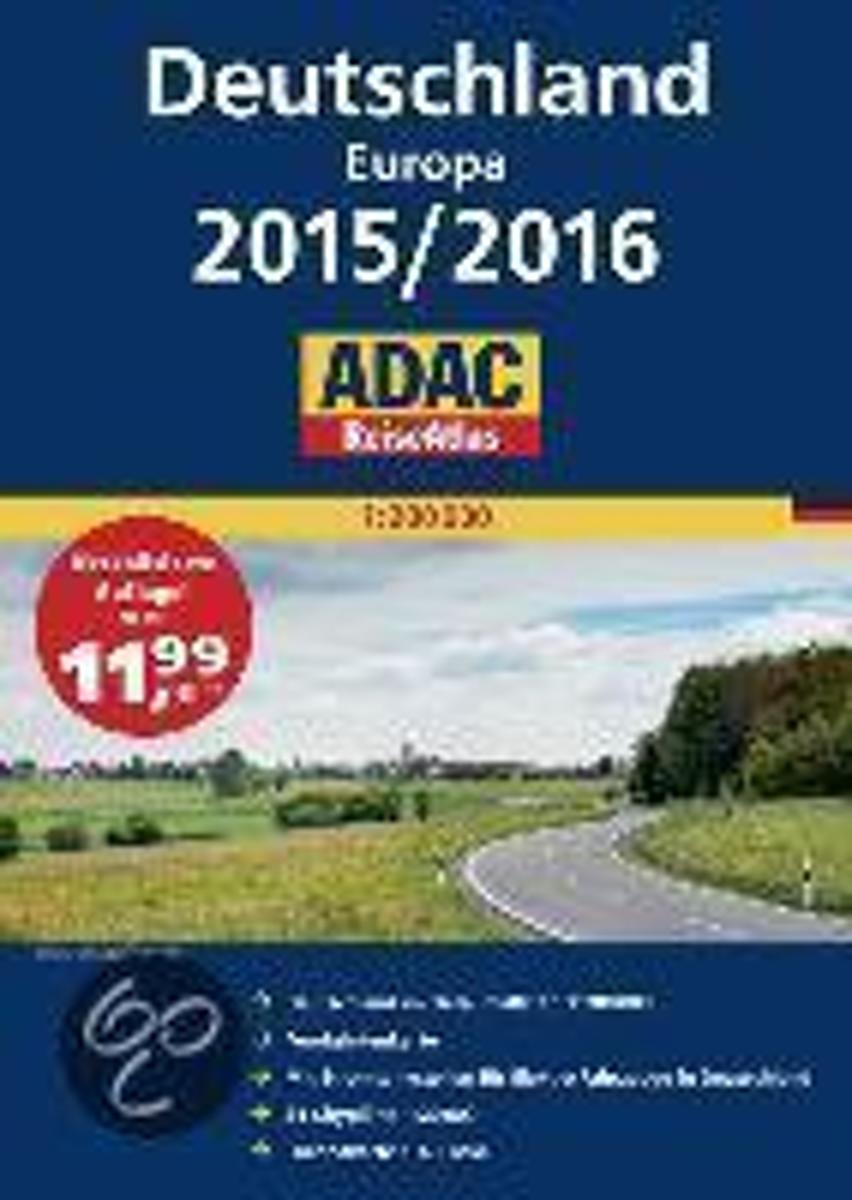 ADAC ReiseAtlas Deutschland, Europa 2015/2016 1:200 000