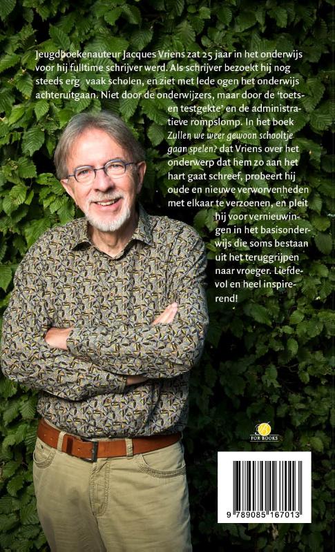 Zullen we weer gewoon schooltje gaan spelen? achterkant