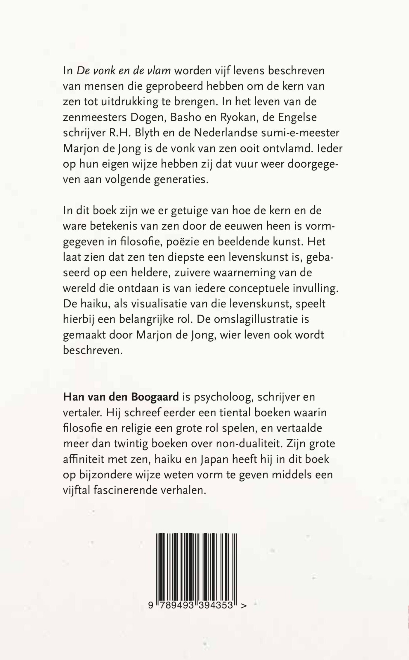 De vonk en de vlam achterkant