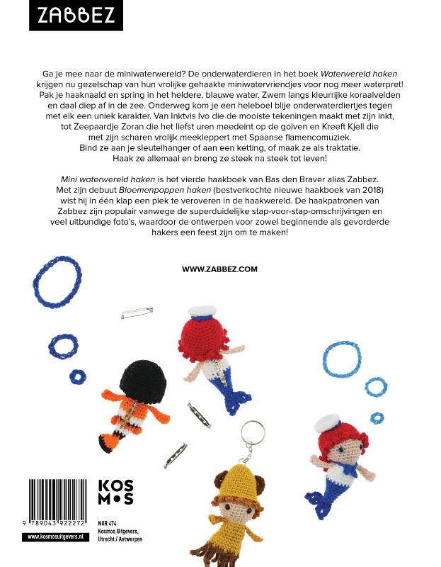 Mini waterwereld haken achterkant