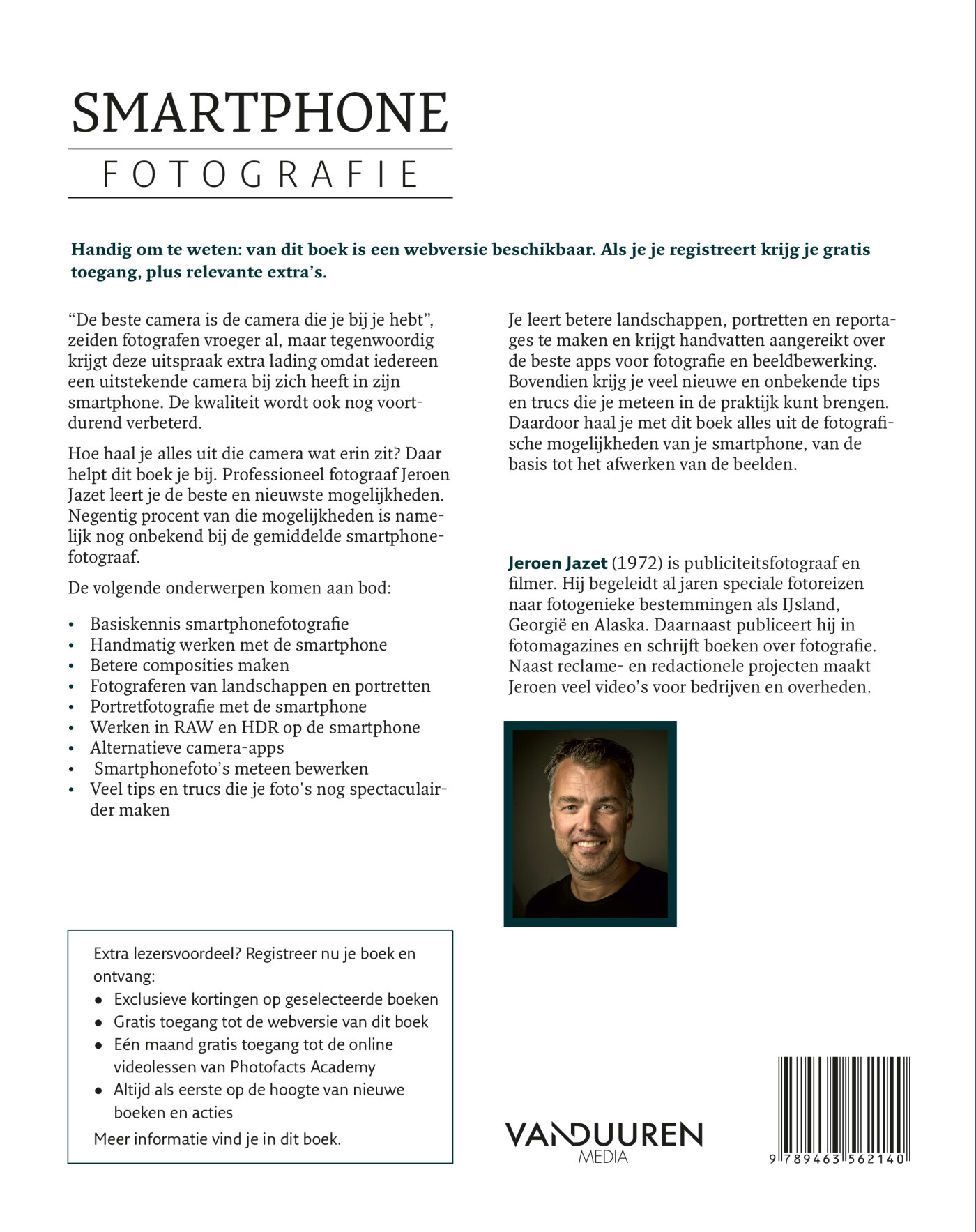 Smartphonefotografie / Focus op fotografie achterkant