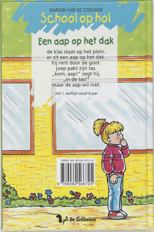 Een aap op het dak / School op hol achterkant