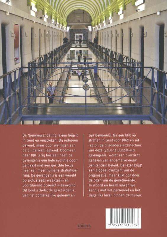 150 jaar Nieuwewandeling, gevangenis Gent 1862-2012 achterkant