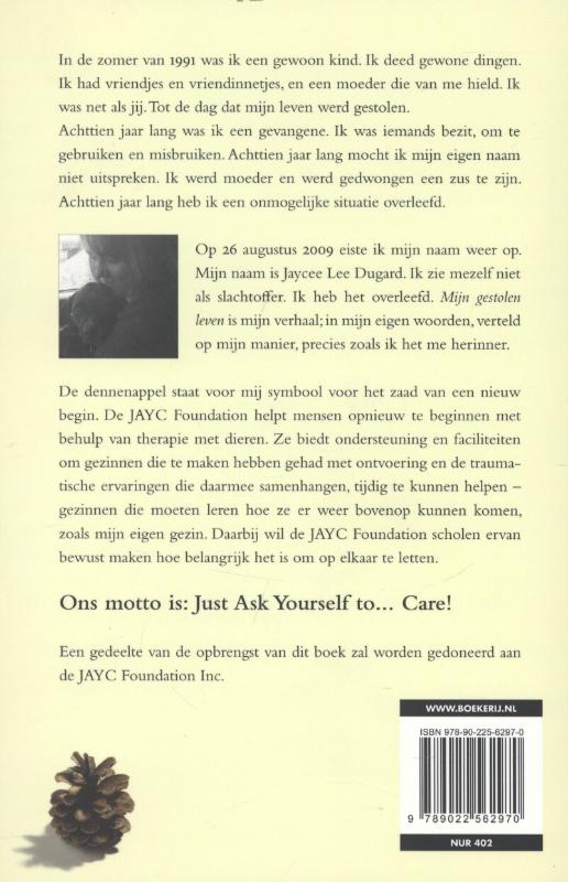 Mijn gestolen leven Mijn gestolen leven achterkant