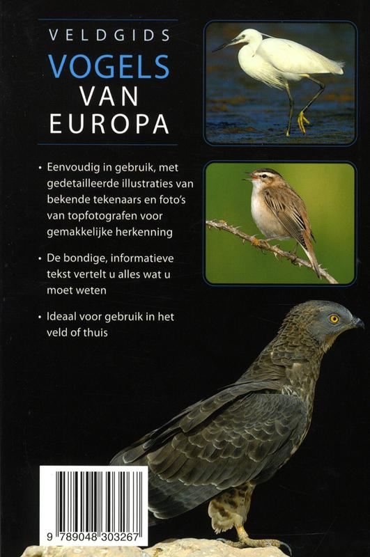 Veldgids vogels van Europa Veldgids vogels van Europa achterkant