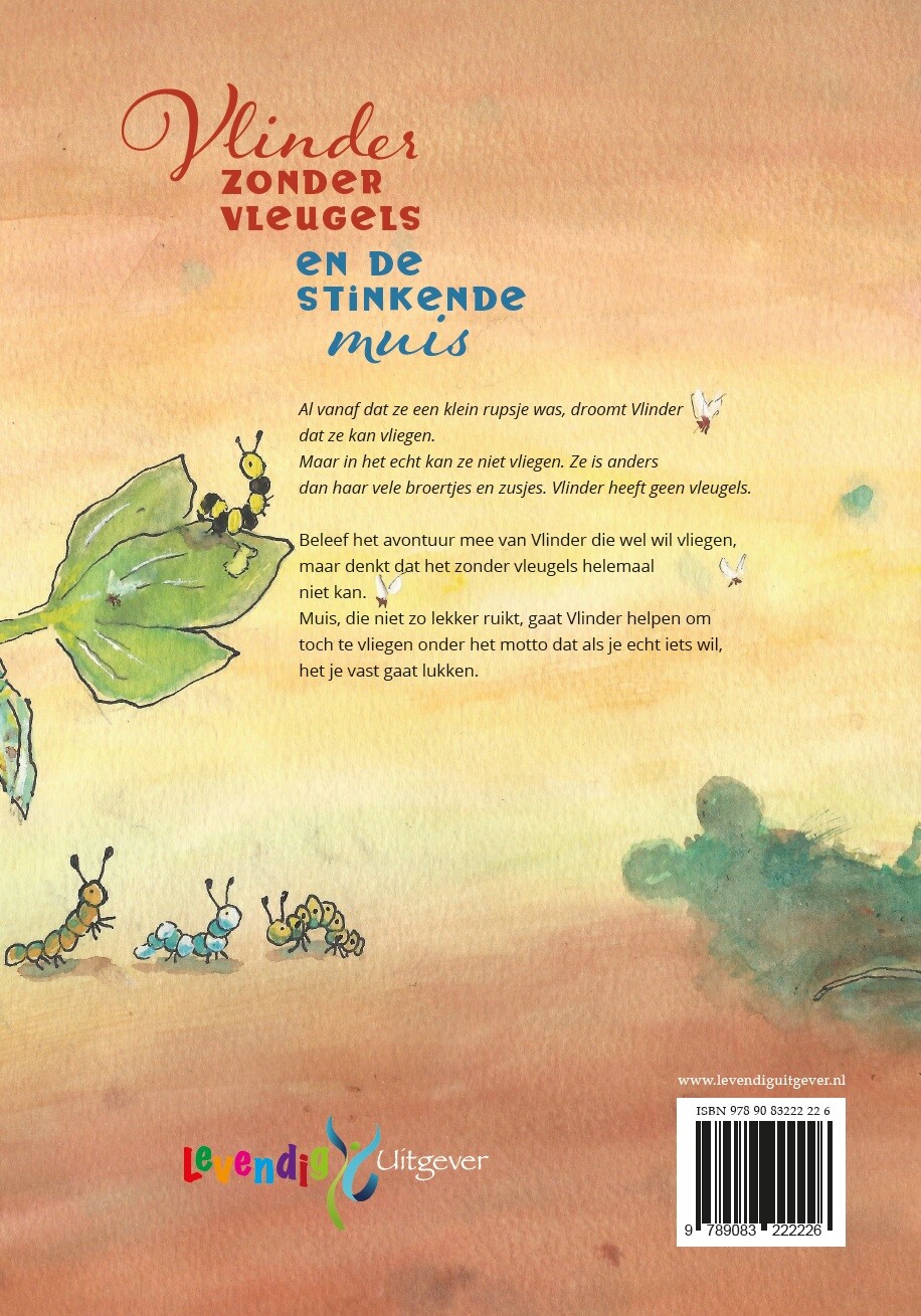 Vlinder zonder vleugels en de stinkende muis achterkant