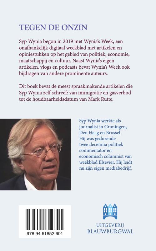 Tegen de onzin Tegen de onzin achterkant