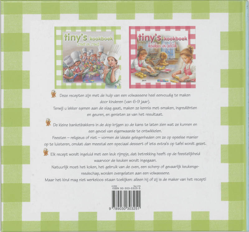 Tiny's kookboek / Zoet en zout / Tiny diversen Tiny's kookboek / Zoet en zout / Tiny diversen achterkant