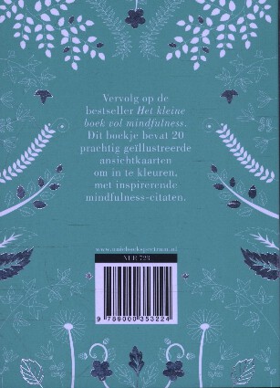 Mindfulness kleurkaarten achterkant