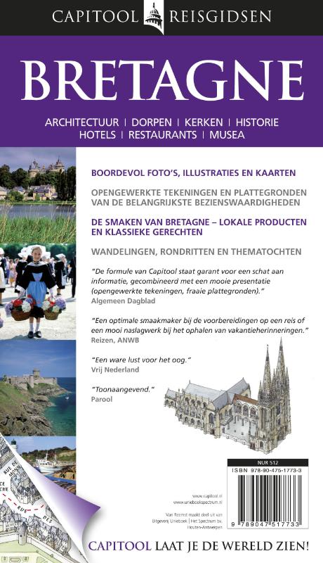 Bretagne / Capitool reisgidsen achterkant