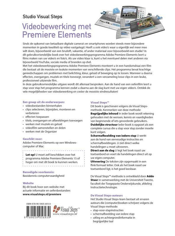 Videobewerking met Premiere Elements achterkant