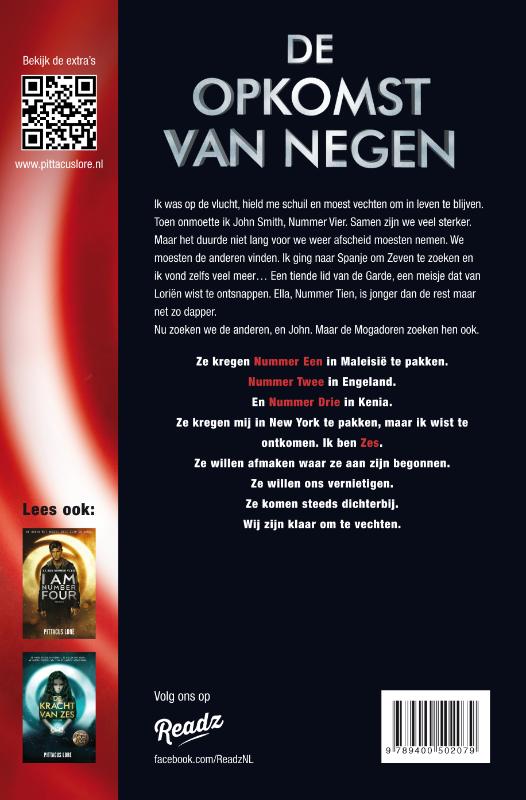 De opkomst van Negen / De Loriënkronieken / 3 De opkomst van Negen / De Loriënkronieken / 3 achterkant