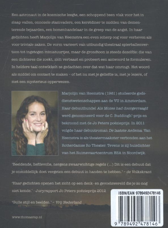 Als Mozes had doorgevraagd achterkant