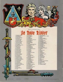 De kraken / De Rode Ridder / 110 achterkant