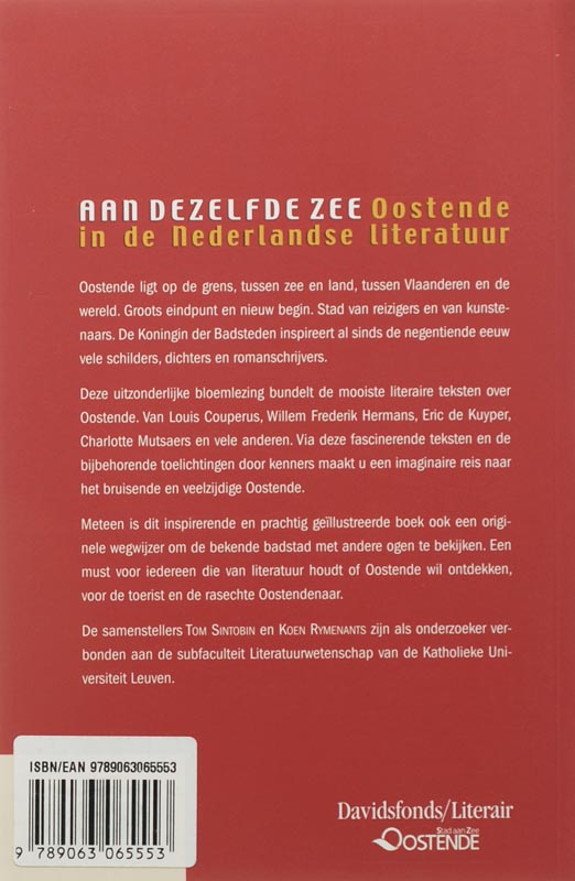 Aan Dezelfde Zee. Oostende In De Nederlandse Literatuur achterkant