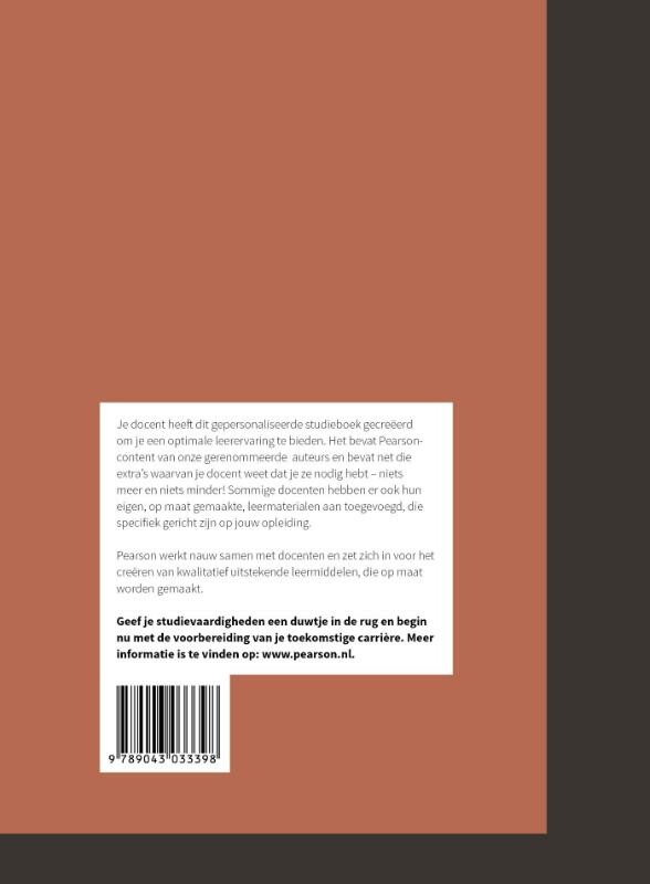 Ontwikkelingspsychologie, custom-editie Fontys Hogeschool achterkant