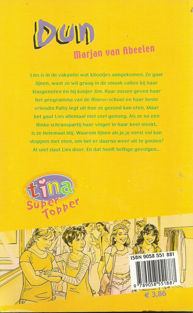 Dun / Tina supertopper / 4 achterkant