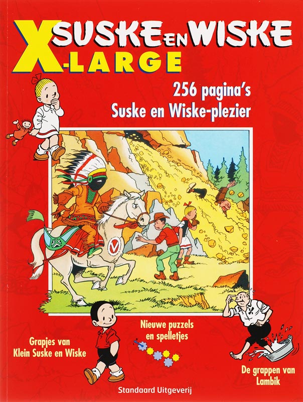 Suske en Wiske - X-large Vakantieboek 256 pagina's plezier met puzzels, spelletjes, grapjes en strips