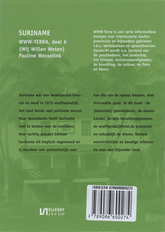 Suriname / WWW-Terra / 6 achterkant