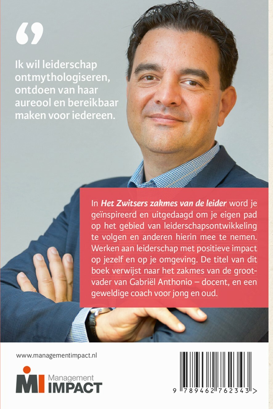 Het Zwitsers zakmes van de leider achterkant