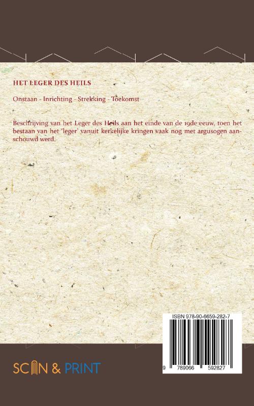 Het leger des Heils achterkant