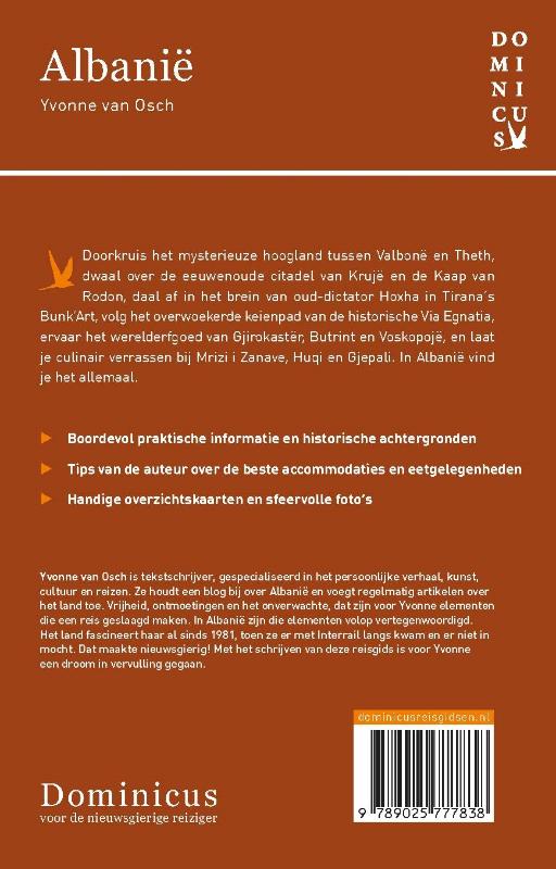 Albanië / Dominicus reeks achterkant