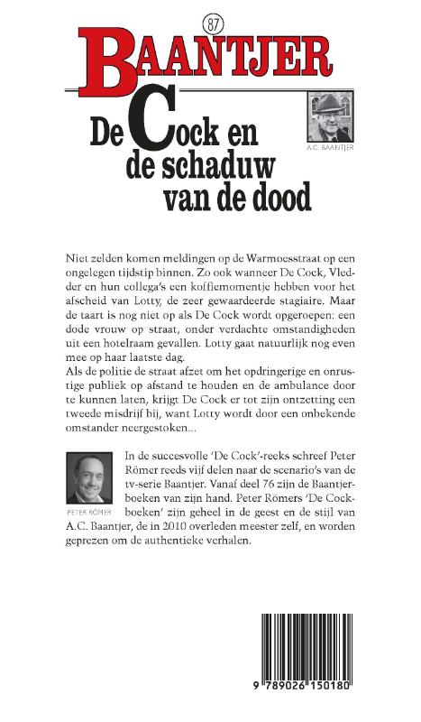 De Cock en de schaduw van de dood / Baantjer / 87 achterkant