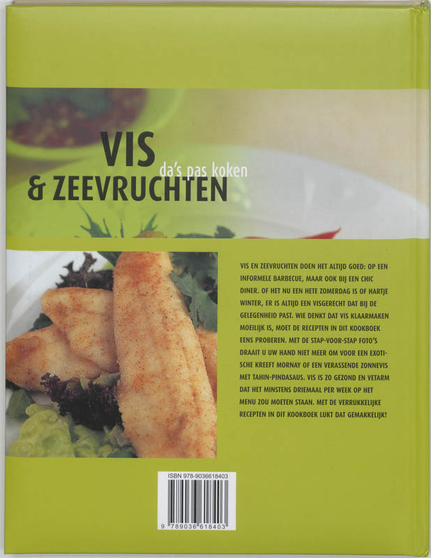 Vis en zeevruchten achterkant