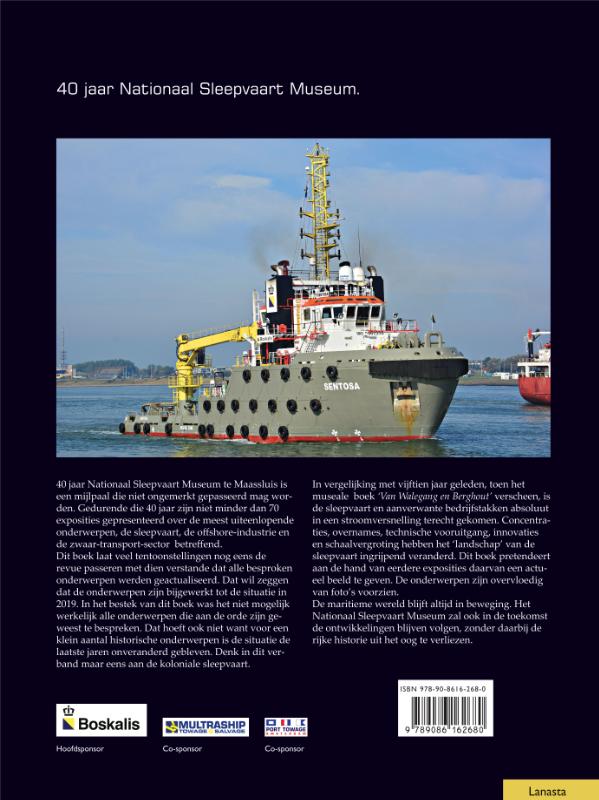 Sleepvaart in stroomversnelling achterkant