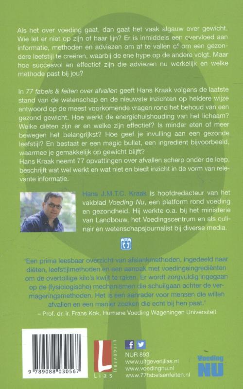 77 fabels en feiten over afvallen achterkant