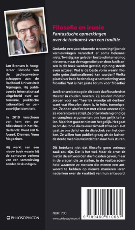 Filosofie en ironie achterkant