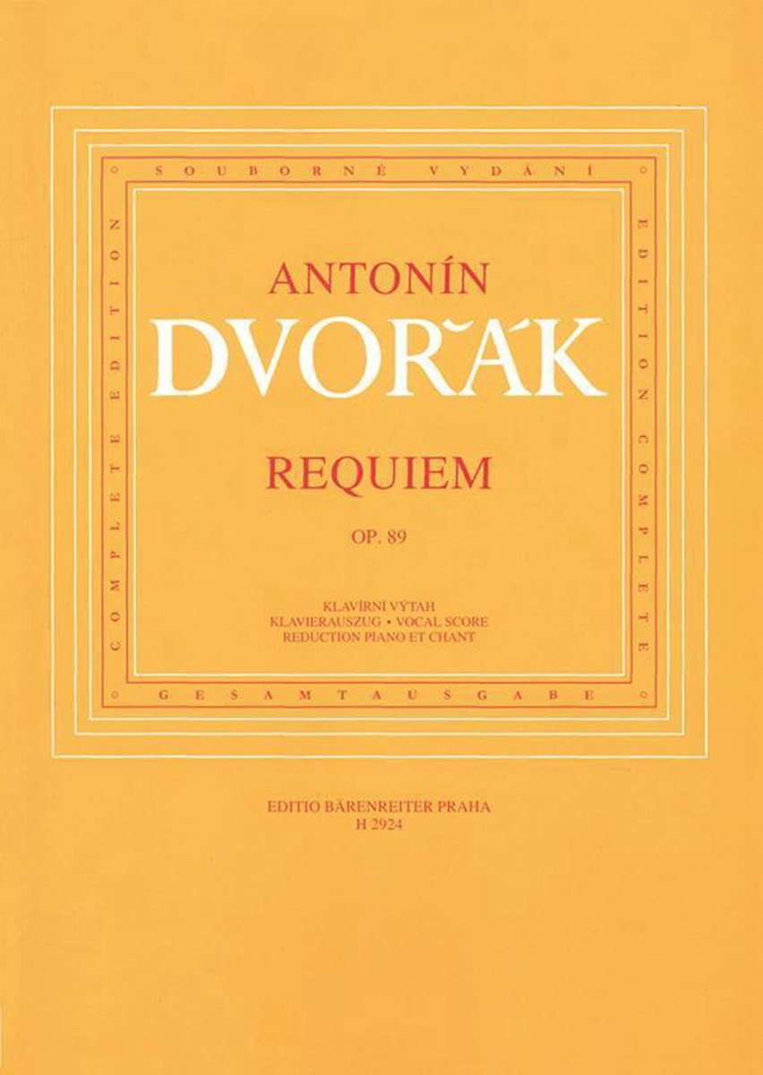 Requiem Op.89 Vocal Score
