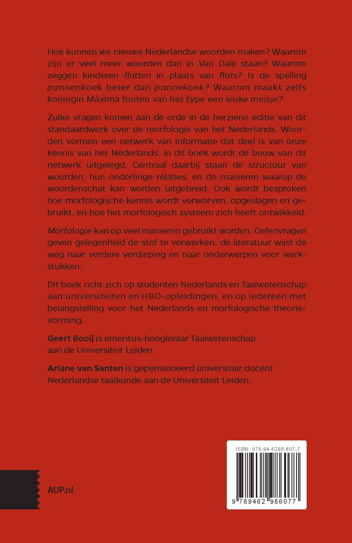 Morfologie achterkant