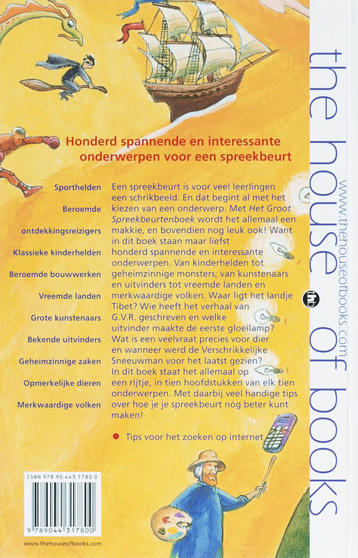 Het Groot Spreekbeurtenboek achterkant