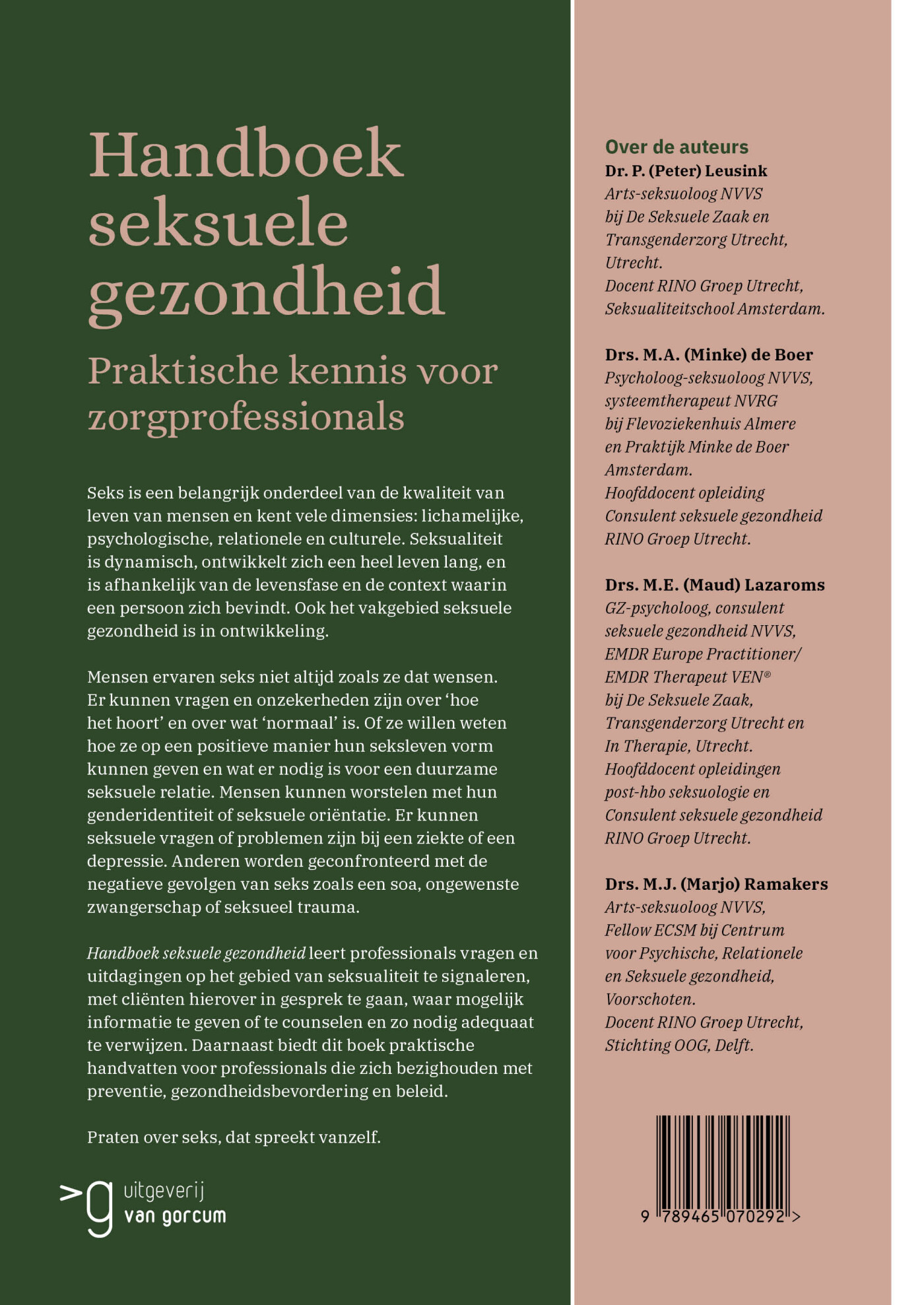 Handboek seksuele gezondheid achterkant