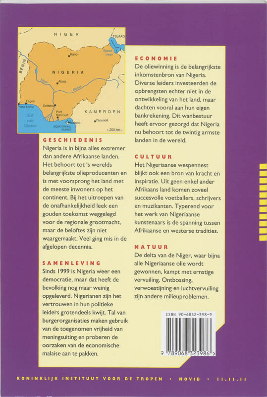 Nigeria / Landenreeks achterkant